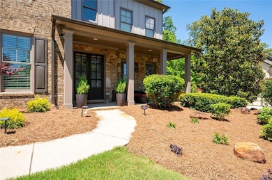 Covered front porch