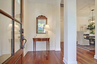 Entry Foyer-Mahogany Door