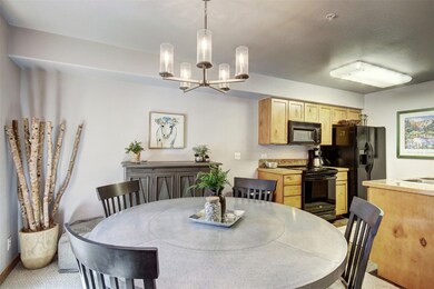 Dining area off the kitchen