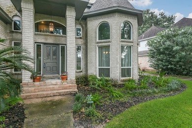 Elevated grand entrance, repainted and sealed brick exterior; all new siding, fascia, and soffits. Front yard has raised sprinkler system for the flower beds!