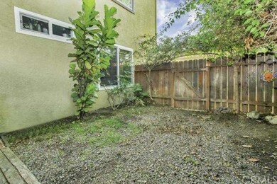 Beautiful backyard with side gate entrance