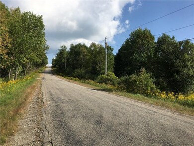 View up the road