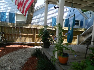 Front porch and access to other units