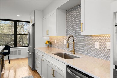 Gorgeous backsplash, deep sink and lovely details.