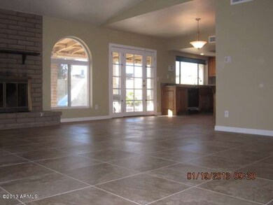 Living Room and Eat-in Kitchen