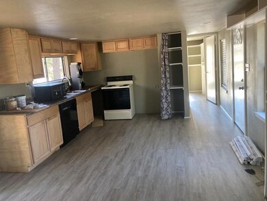 kitchen and dining area