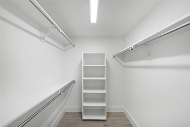 Walk-in storage closet