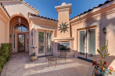 Courtyard with Fireplace
