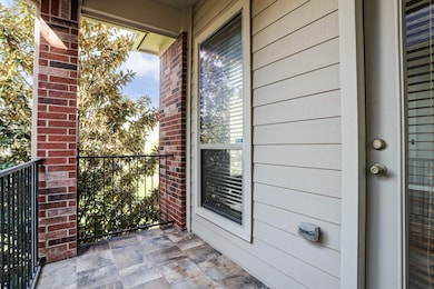 The second floor balcony is perfect for fresh air,
