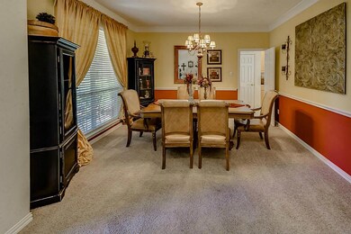 Spacious and inviting formal dining room