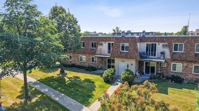 Arial view of front entry