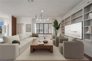 Virtual staging living space