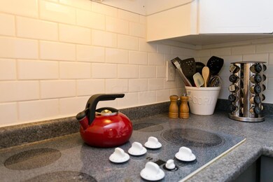 Kitchen counter and back splash