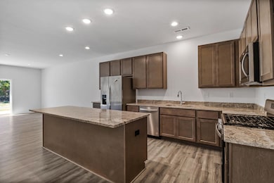 Camelia kitchen dining and living room