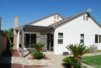Beautifully landscaped backyard.  View of patio wi