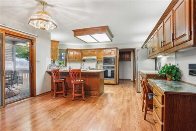 Breakfast nook looking towards kitchen