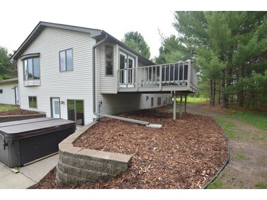 Deck sheltered from view of neighbors