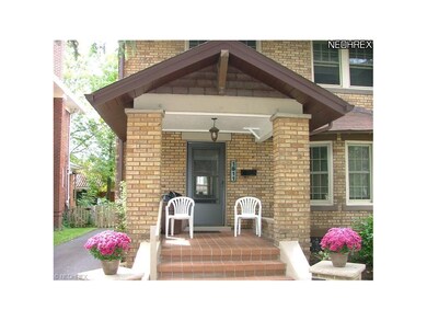 10 x 10 open front porch with tile flooring.