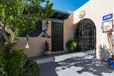 Entrance to Garage from Courtyard