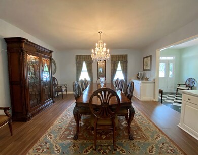 Dining room from living room