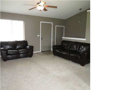 Living room, neutral colors throughout