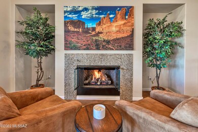 Great room fireplace