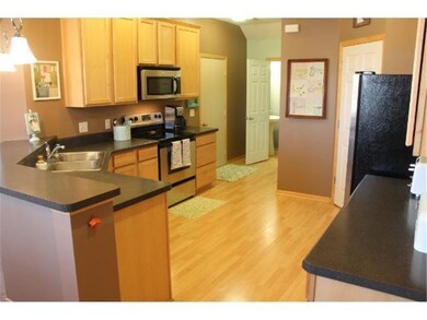 Lots of counter top space and walk-in pantry.