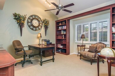 Study with Built-in Custom Cabinets