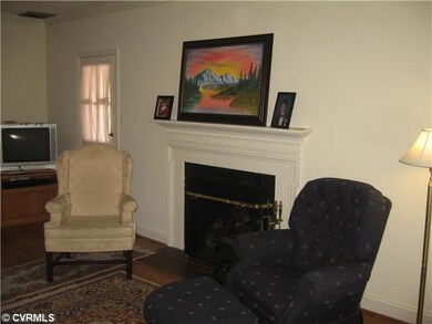 Living Room - Door to enclosed porch.