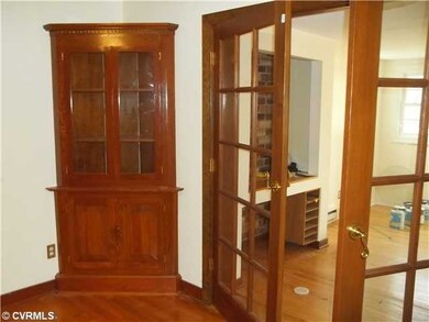 Dining Room - Wood floors, built-in corner hutch, 