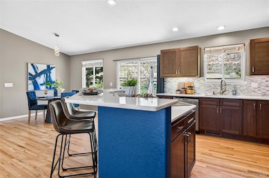 Newly renovated kitchen featuring quartz countertops!