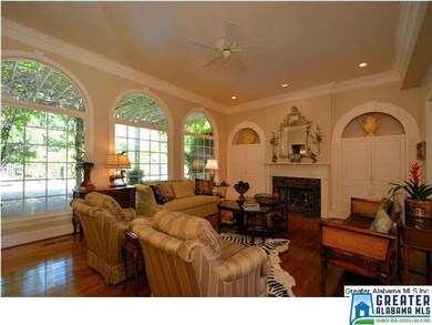 Great room with gorgeous views of the back patio a