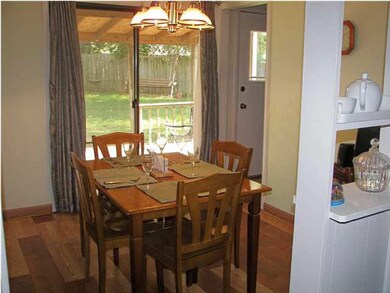 The dining room