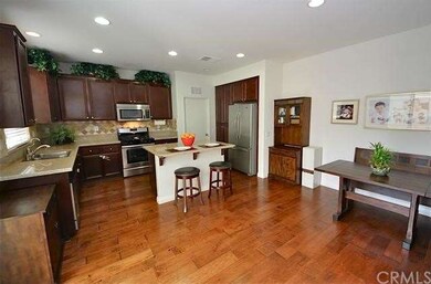 Rich hardwood flooring