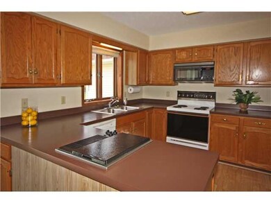 Kitchen. Large kitchen with cream walls, plenty of