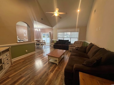 high vaulted ceiling