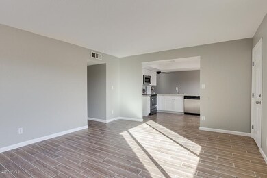 We love the wood-look tile!