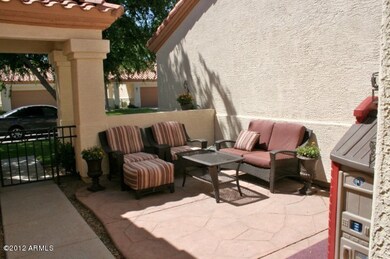 Charming front courtyard