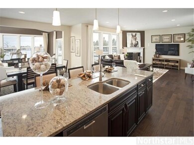 Huge Kitchen Island- Photo of Model Home