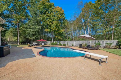 View of pool featuring a diving board and a patio