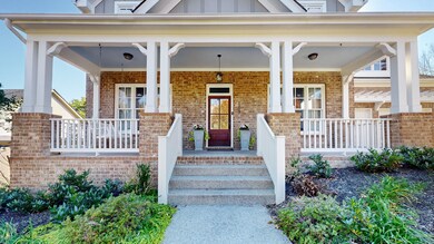 Enjoy your large covered front porch with a swing.  Only a few steps into the house and a large amount of living is available on the main level.