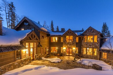 Grand Rear Exterior with extensive patio