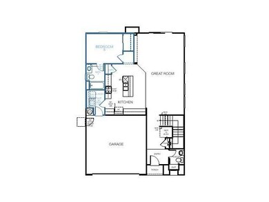 Open floor plan w  spacious main floor bdrm/ full bath