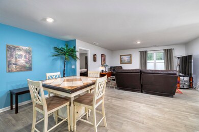 Dining room featuring wood-type flooring
