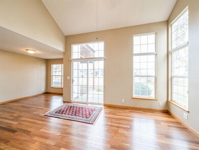 Large Living area with Over sized windows