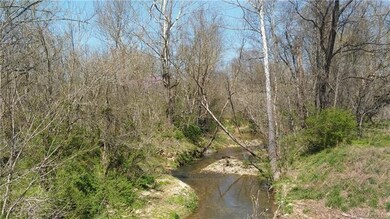 Over 1200 feet of creek frontage.