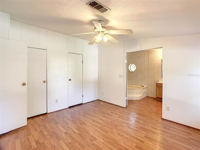 large master suite with beautiful laminating floor