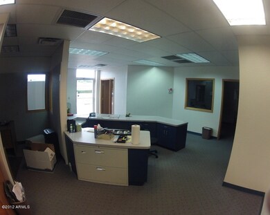 back of reception area