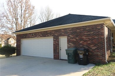 Generous sized side load, two-car garage includes 
