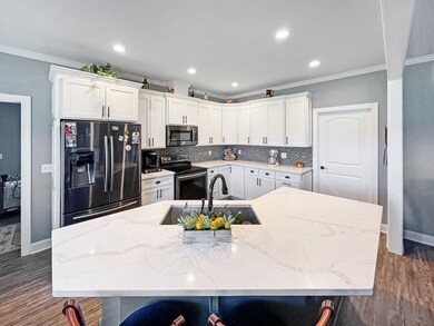 Quartz counters throughout home